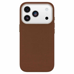 7799048 Symmetry Cactus Leather MagSafe Case w/Camera Control iPhone 17 Pro Dessert Saddle (Brown)