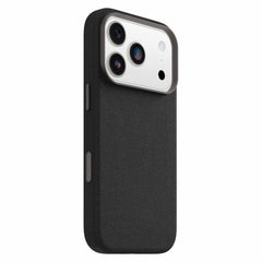 7799044 Symmetry Cactus Leather MagSafe Case w/Camera Control iPhone 17 Pro Noir Ash (Black)