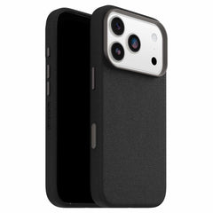7799044 Symmetry Cactus Leather MagSafe Case w/Camera Control iPhone 17 Pro Noir Ash (Black)