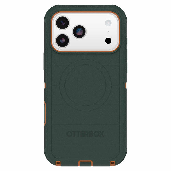 OtterBox Defender Pro MagSafe Case w/Camera Control Coopersmith (Green) for iPhone 17 Pro Max