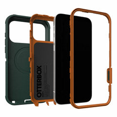 OtterBox Defender Pro MagSafe Case w/Camera Control Coopersmith (Green) for iPhone 17 Pro Max