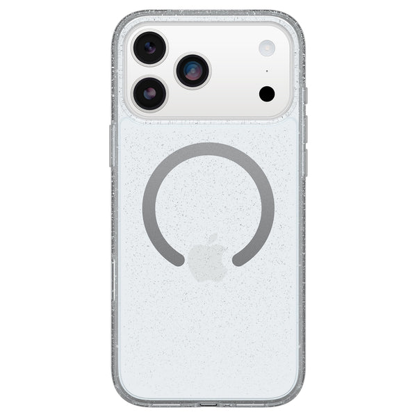 OtterBox Symmetry Clear MagSafe Case w/Camera Control Stardust 3.0 with Blue Tint (Clear) for iPhone 17 Pro Max