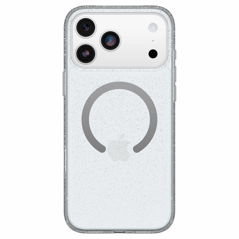 OtterBox Symmetry Clear MagSafe Case w/Camera Control Stardust 3.0 with Blue Tint (Clear) for iPhone 17 Pro Max