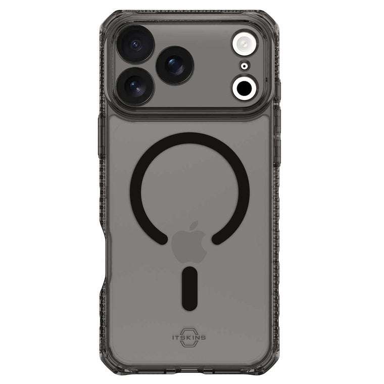 ITSKINS Hybrid_R Vapor MagSafe Case Smoke for iPhone 17 Pro