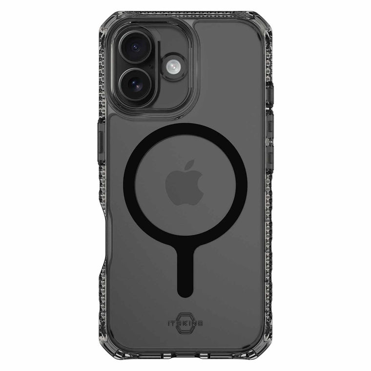 ITSKINS Hybrid_R Vapor MagSafe Case Smoke for iPhone 17