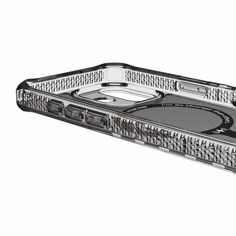 ITSKINS Hybrid_R Vapor MagSafe Case Smoke for iPhone 17