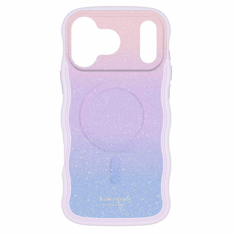 KS057256 Wavy MagSafe Case iPhone 17 Pro Max Opal Glitter