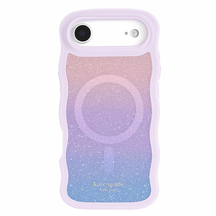 Kate Spade Wavy MagSafe Case Opal Glitter for iPhone Air