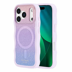 Kate Spade Wavy MagSafe Case Opal Glitter for iPhone 17 Pro