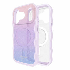 KS057330 Wavy MagSafe Case iPhone 17 Pro Opal Glitter