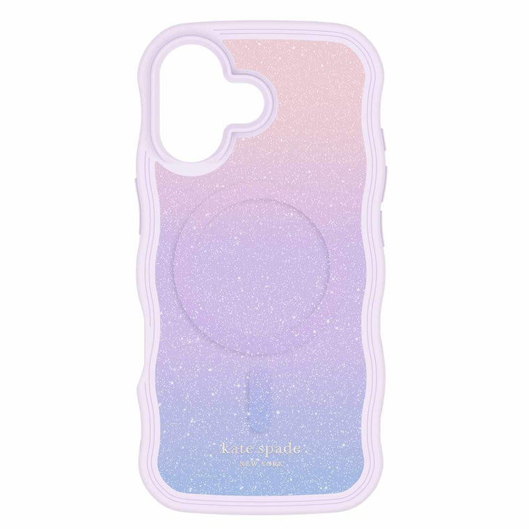 KS057412 Wavy MagSafe Case iPhone 17 Opal Glitter