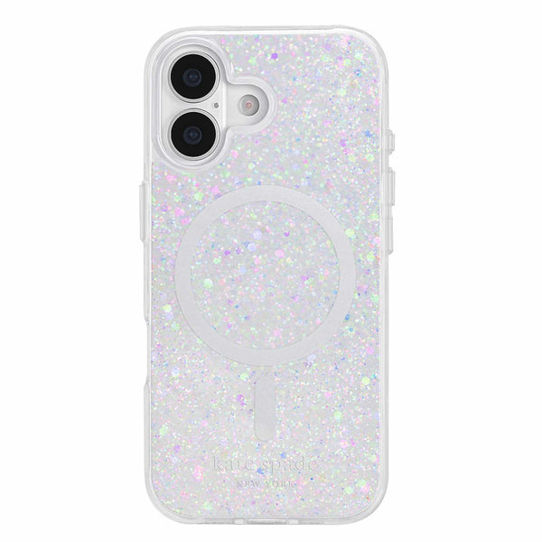Kate Spade Protective MagSafe Case Chunky Glitter Iridescent for iPhone 17