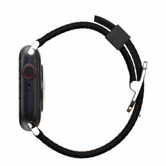 OtterBox Symmetry Cactus Leather Watch Band Noir Ash for Apple Watch 45/44/42 mm