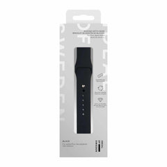 Ideal of Sweden Silicone Watch Band (M/L) Black for Apple Watch Series 10 42/41/40/38 mm