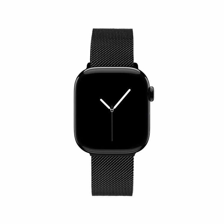 Ideal of Sweden Milanese Mesh Watch Band Black for Apple Watch Series 10 49/46/45/44/42 mm