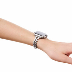 Ideal of Sweden Delicate Chain Watch Band Silver for Apple Watch Series 10 49/46/45/44/42 mm