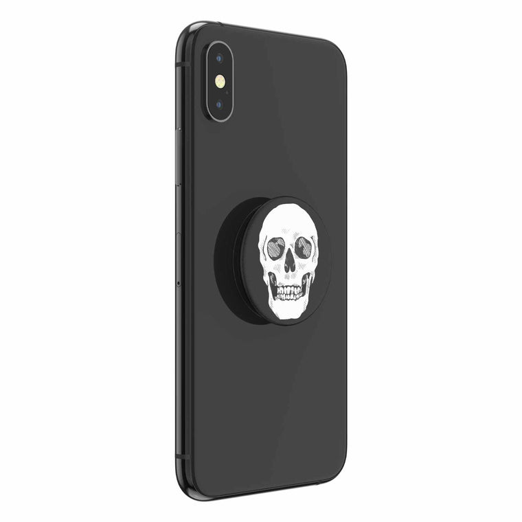 804374 PopGrip Shaky Bones White