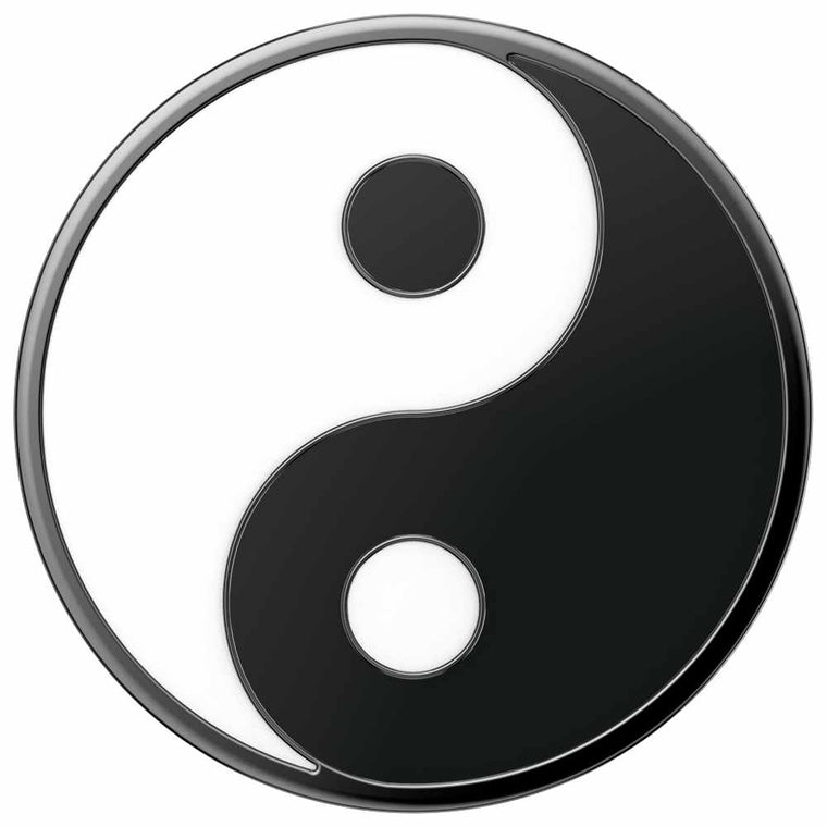 805983 PopGrip Enamel Yin Yang