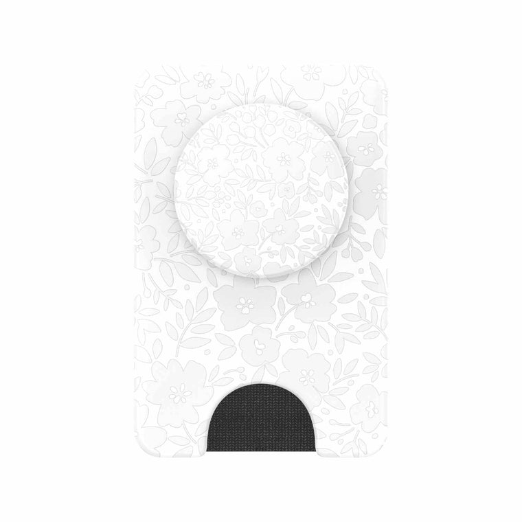 806927 PopWallet+ For MagSafe Round with Adapter Ring Blanc Fresh