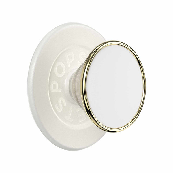 808938 PopGrip For MagSafe Round with Adapter Ring Coconut Creme