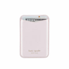 Kate Spade Magnetic Wallet Compatible with MagSafe Pale Dogwood