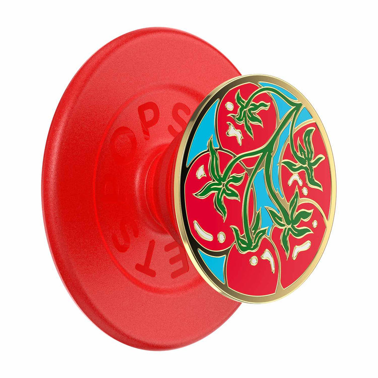 PopSockets PopGrip for MagSafe Round with Adapter Ring Tomato Rosso