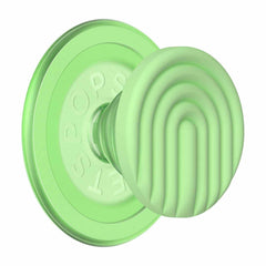 PopSockets PopGrip for MagSafe Round with Adapter Ring PopOut Curves Matcha Dew