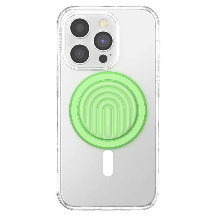 808927 PopGrip for MagSafe Round with Adapter Ring PopOut Curves Matcha Dew