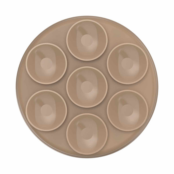 PopSockets PopGrip Suck-Up for MagSafe Round with Adapter Latte