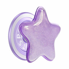 PopSockets PopGrip for MagSafe Round with Adapter Tidepool Star Squishy Lavender Fog