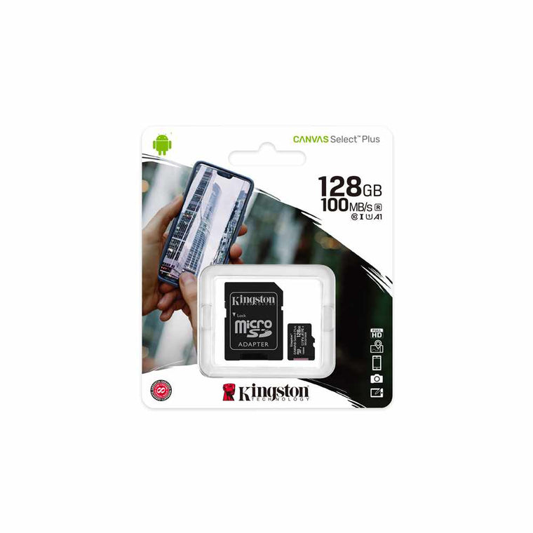 134355 128GB microSDXC Class 10 Flash Memory Card