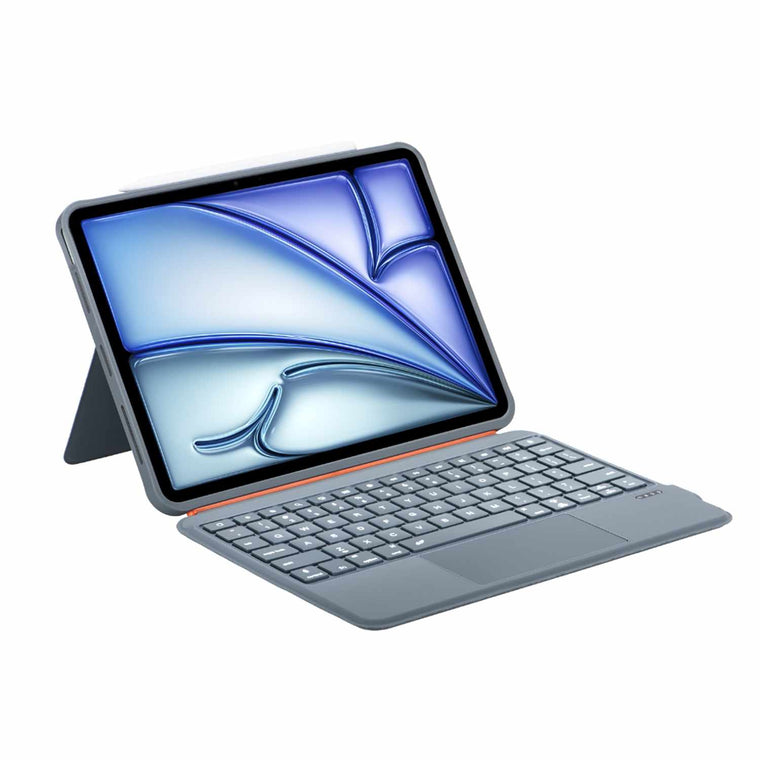 Bulk Packaging Keyboard Folio Case Gray for iPad Pro 10.5/Air 3/iPad 10.2 2021/iPad 10.2 2020 8th Gen/iPad 10.2 2019 in Bulk Packaging