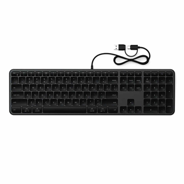 Satechi Slim LX3 Wired Keyboard US English Space Black