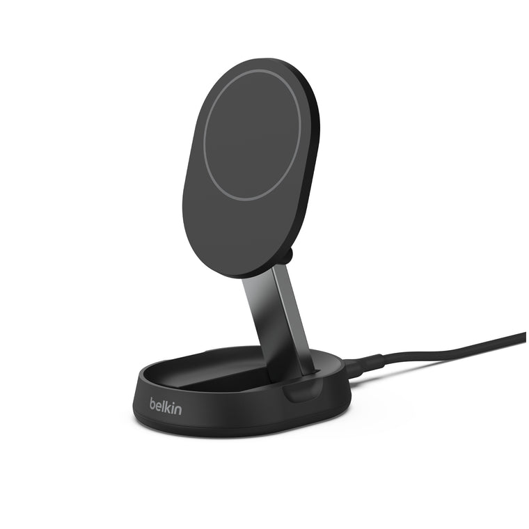 Belkin 15W Wireless Charging Qi2 Convertible Pad/Stand with MagSafe Black