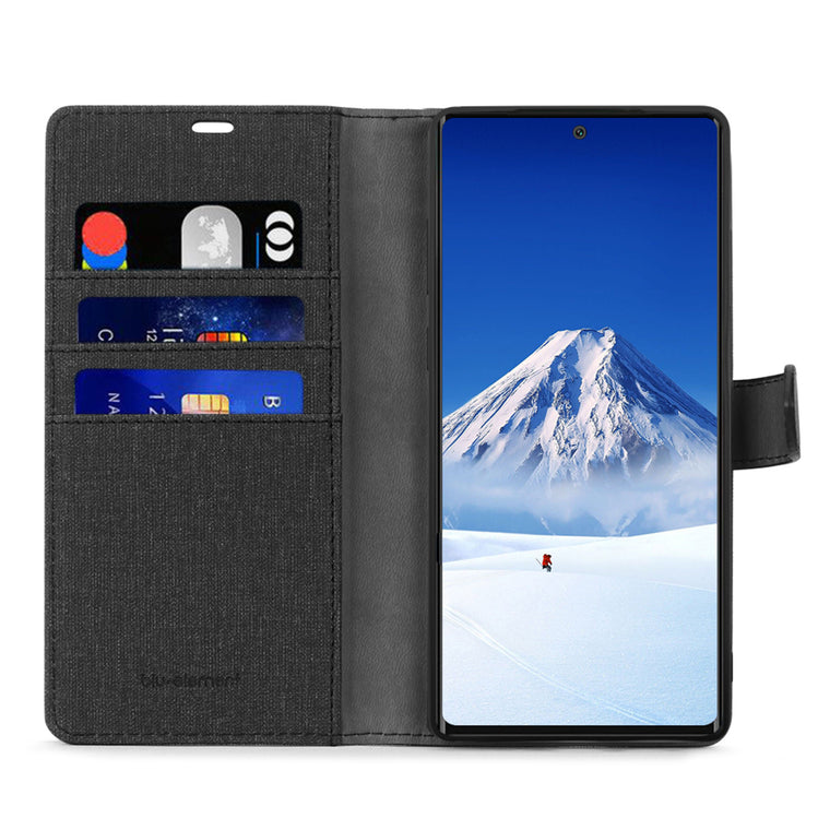 Blu Element 2 in 1 Folio Case Black/Black for Google Pixel 7 Pro