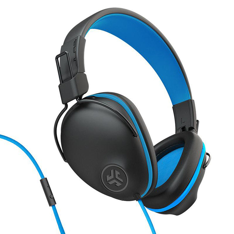 JLab JBuddies Pro Wired Over-Ear Kids Headphone Black/Blue (English Only Packaging)