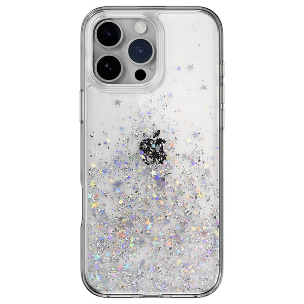 SwitchEasy Starfield 3D Glitter Case Transparent for iPhone 16 Pro Max