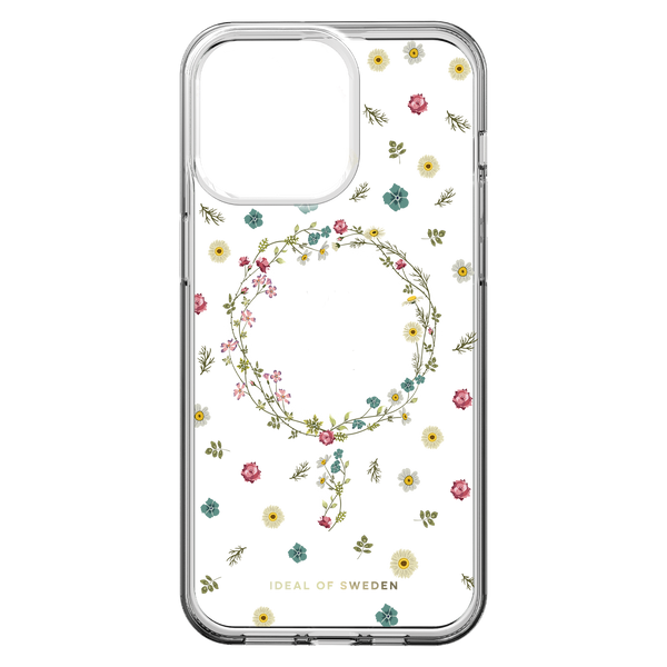 Ideal of Sweden Clear Mid MagSafe Case Petite Floral for iPhone 15 Pro Max