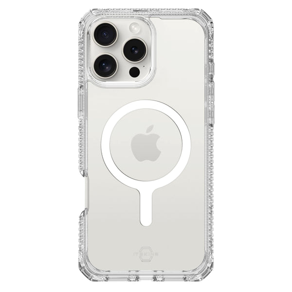 ITSKINS Hybrid_R MagSafe Case Clear for iPhone 16 Pro Max