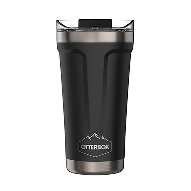 OtterBox Elevation Tumbler with Closed Lid 16 OZ Silver Panther (Black)