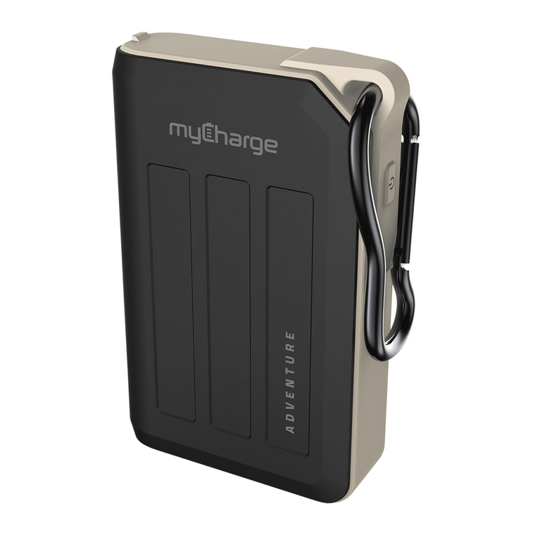 myCharge Adventure H20 Turbo Powerbank 10050 mAh Black/Gray