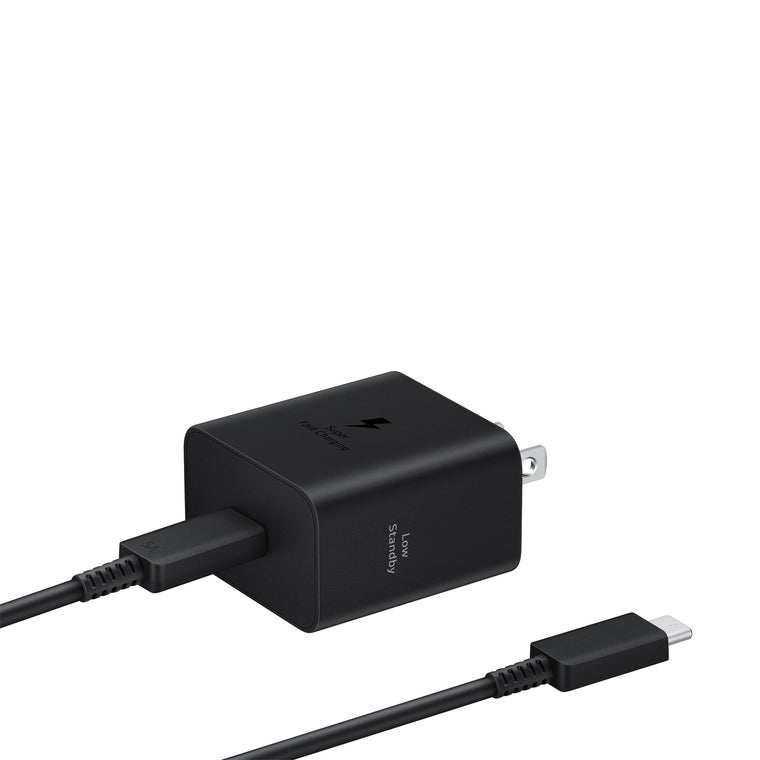 Samsung Wall Charger 45W PD 3.0 with USB-C Cable 6ft Black