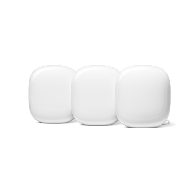 Google Nest Wifi Pro 6E 3 Pack Snow