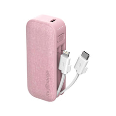 myCharge PowerHub Mini 3K mAh Pink