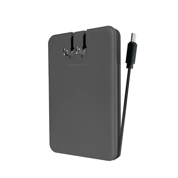 myCharge Power & Plug 5K mAh Power Bank Grey