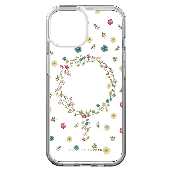 Ideal of Sweden Clear Mid MagSafe Case Petite Floral for iPhone 16e/15/14/13