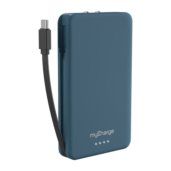 myCharge AMP Prong Powerbank 10000 mAh Blue