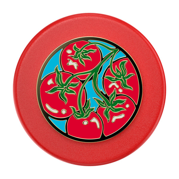 PopSockets PopGrip for MagSafe Round with Adapter Ring Tomato Rosso