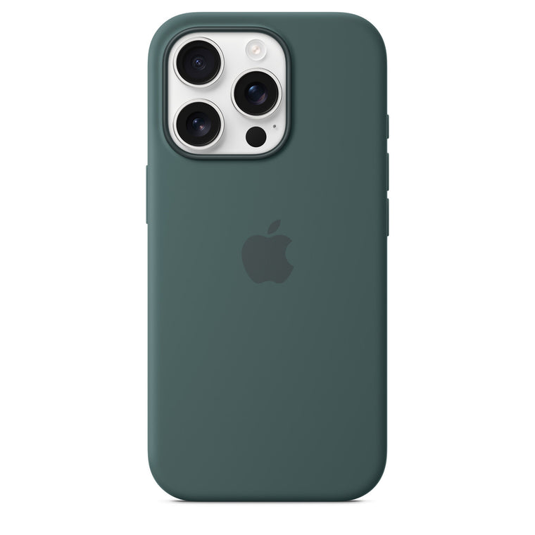 Apple Silicone Case with MagSafe Lake Green for iPhone 16 Pro Max