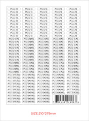 Bulk Packaging Stickers (mix of 154 labels per unit ordered) new iPhone 2024 series